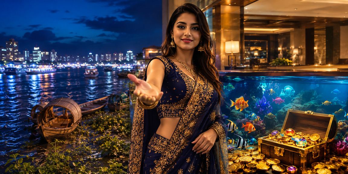 ঢাকায় স্মার্টফোনে mcw 55 ফিশিং গেম খেলছেন একজন বাংলাদেশি ব্যবহারকারী